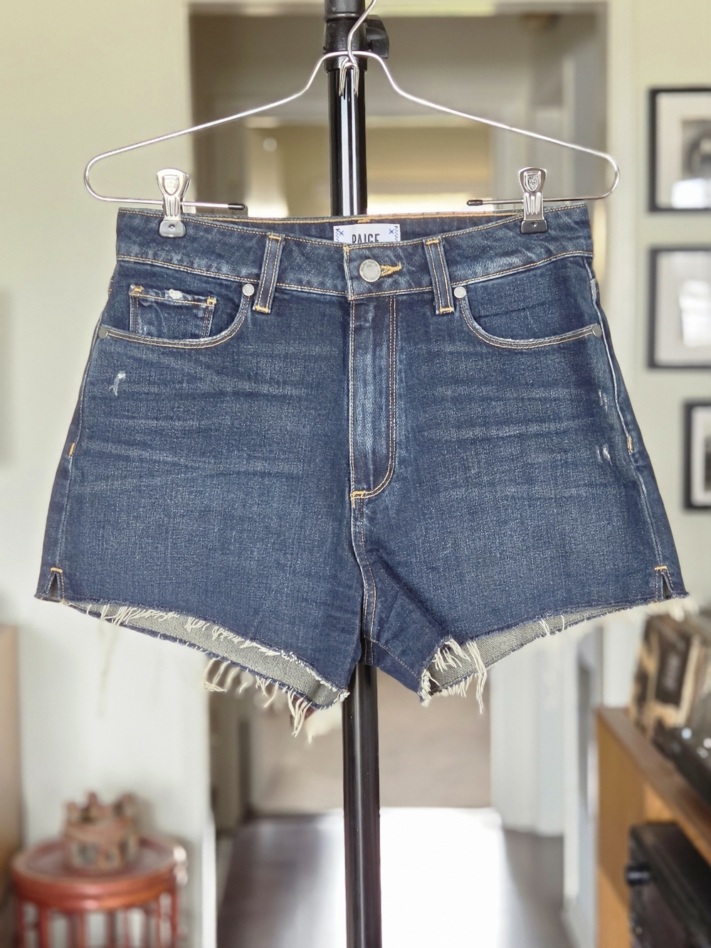 PAIGE Denim Margot Short Titus Destructed NWOT